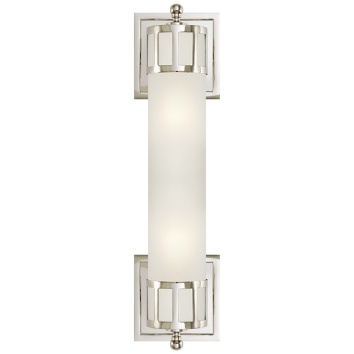 Visual Comfort Signature Collection Studio VC Openwork Medium Sconce in Polished Nickel by Visual Comfort Signature SS2013PNFG