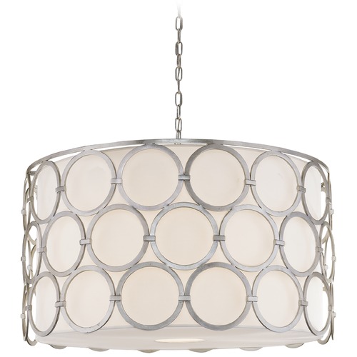 Visual Comfort Signature Collection Suzanne Kasler Alexandra Hanging Shade in Silver by Visual Comfort Signature SK5537BSLL