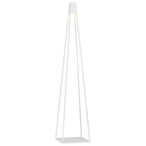 Visual Comfort Modern Collection Visual Comfort Modern Collection Sean Lavin Apex White LED Outdoor Floor Lamp SLOFL10927WH