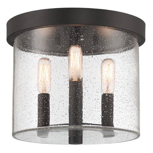 Designers Fountain Otto Matte Black Close To Ceiling Light