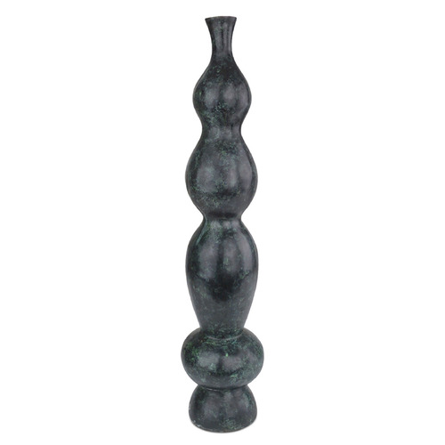 Currey and Company Lighting Currey and Company Luganzo Jade Green & Gold Vase 1200-0831