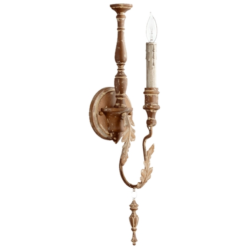 Salento French Umber Sconce by Quorum Lighting