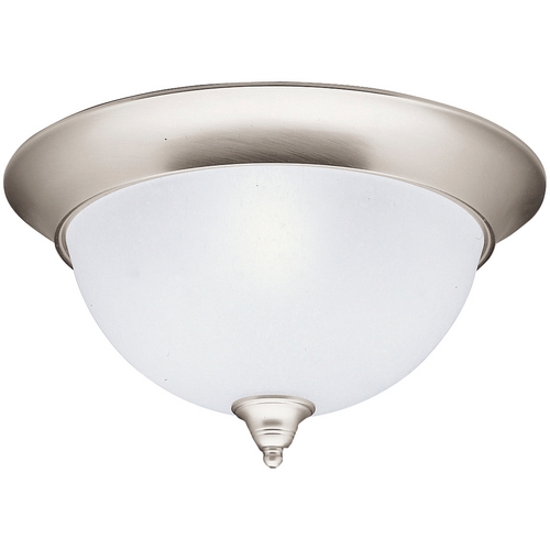 Kichler Lighting Dover 15.25-Inch Flush Mount in Brushed Nickel by Kichler Lighting 8065NI