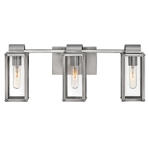 Hinkley Sag Harbor 3-Light Wall Light in Antique Nickel by Hinkley Lighting 5863PL