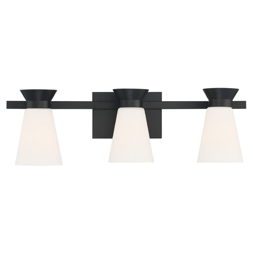 Satco Lighting Caleta Black Bathroom Light by Satco Lighting 60/7313