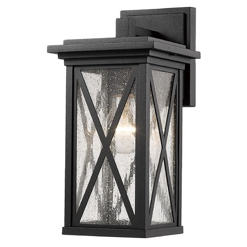 Brookside Black Outdoor Wall Light by Z-Lite