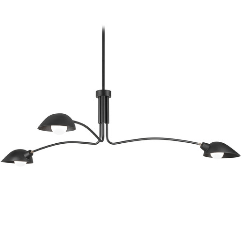 Troy Lighting Leo Soft Black Chandelier