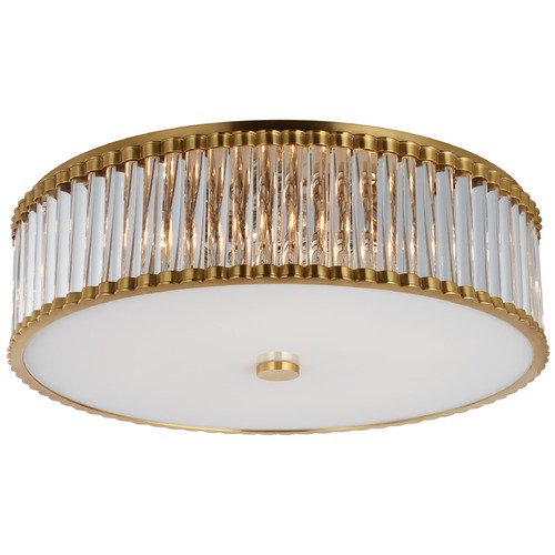 Visual Comfort Signature Collection Chapman & Myers Kean 24-Inch Flush Mount in Brass by Visual Comfort Signature CHC4927HABCG