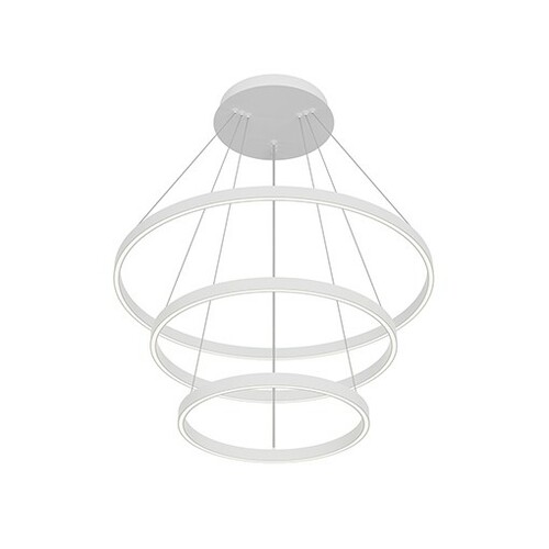 Cerchio White LED Pendant by Kuzco Lighting