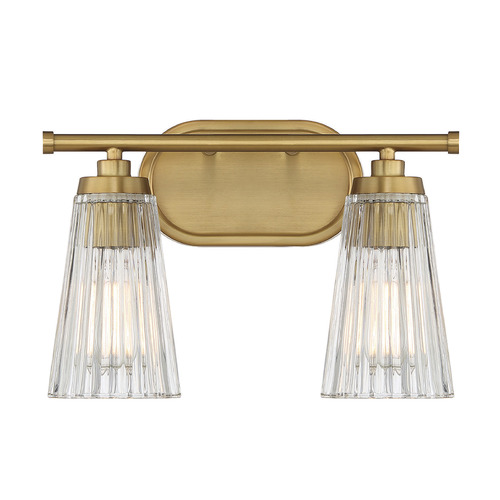 Savoy House Lighting Warm Brass Bathroom Light