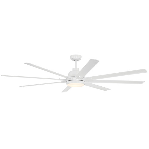 Craftmade Lighting Rush 72-Inch LED Outdoor Fan in White by Craftmade Lighting RSH72W8