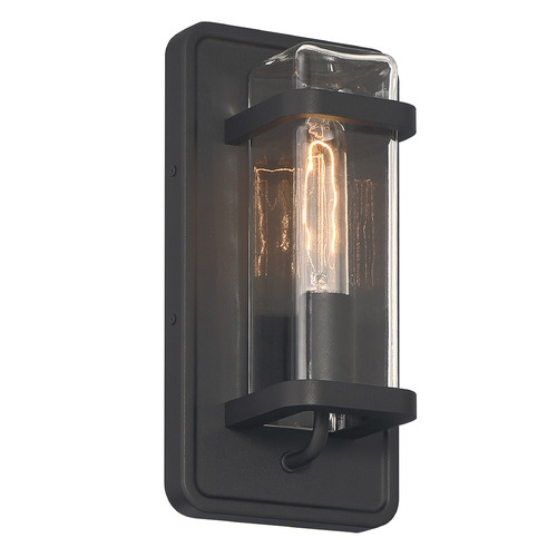Designers Fountain Pearl Street Black Outdoor Wall Light