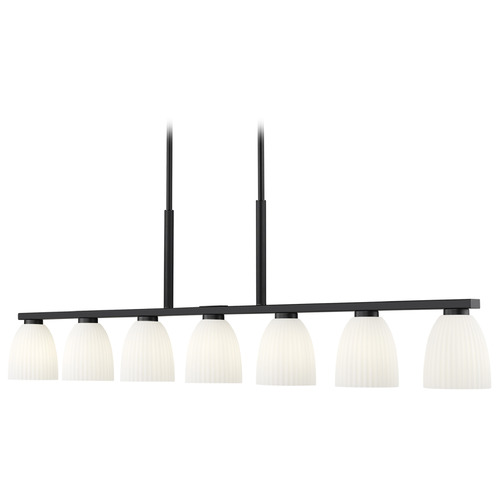 Z-Lite Naya Matte Black Island Light