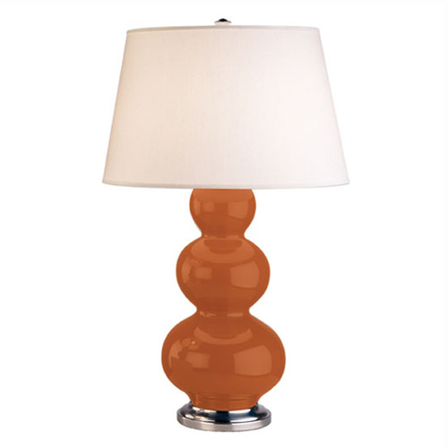 Robert Abbey Lighting Robert Abbey Lighting Triple Gourd Pumpkin / Antique Silver Table Lamp with Empire Shade 352X