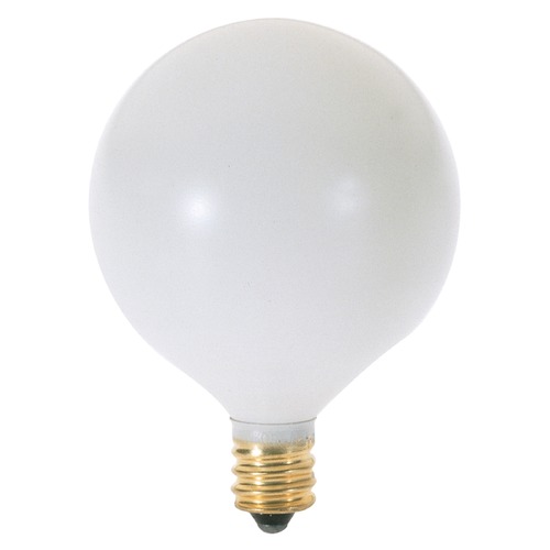 Satco Lighting Incandescent G16.5 Light Bulb Candelabra Base 120V by Satco S3824