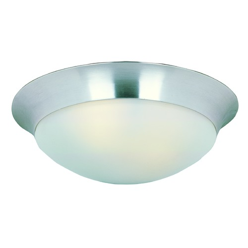 Essentials Satin Nickel Flush Mount by Maxim Lighting