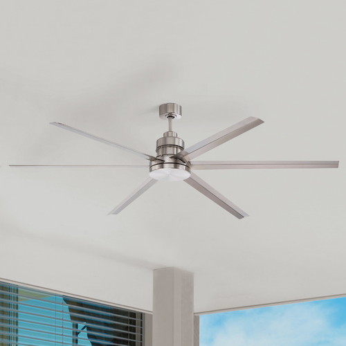 Mondo 72-Inch Brushed Polished Nickel Fan by Craftmade Lighting