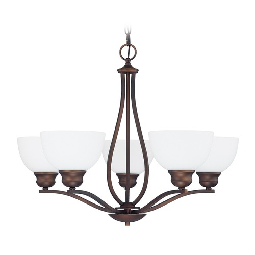 Capital Lighting Stanton 5-Light Chandelier in Burnished Bronze by Capital Lighting 4035BB-212