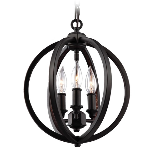 Visual Comfort Studio Collection Corinne Pendant in Oil Rubbed Bronze by Visual Comfort Studio F3059/3ORB