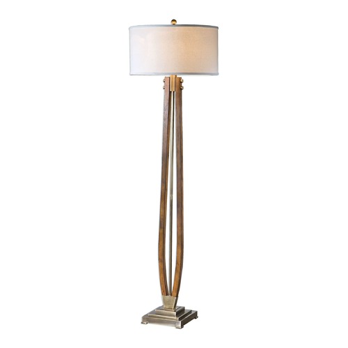 Boydton Burnished Wood Floor Lamp by Uttermost Lighting