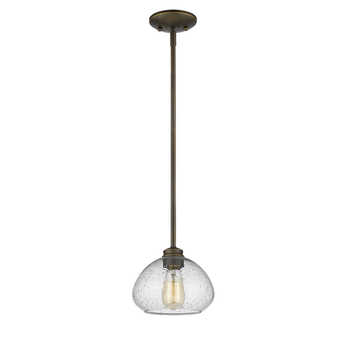 Amon Olde Bronze Mini Pendant by Z-Lite