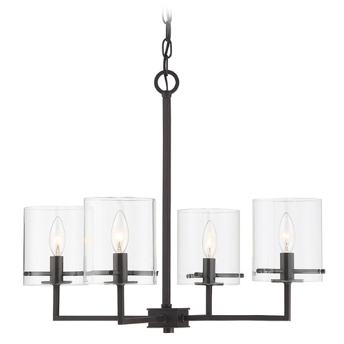 Meridian 4-Light Chandelier in Oil Rubbed Bronze by Meridian M10076ORB