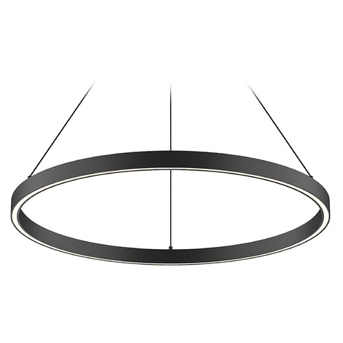 Kuzco Lighting Cerchio Black LED Pendant by Kuzco Lighting PD87724-BK