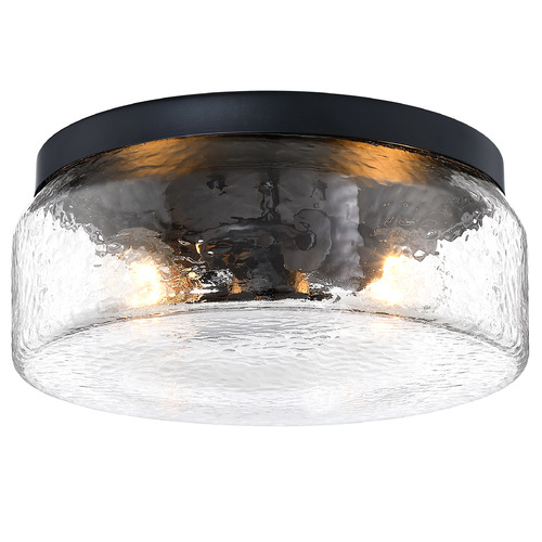 Designers Fountain Rose Marie Matte Black LED Flushmount Light