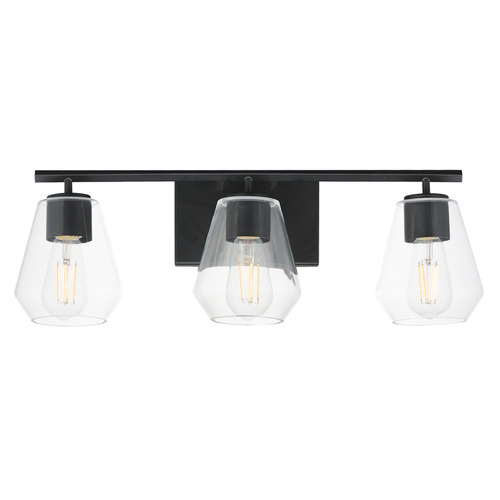 Maxim Lighting Maxim Lighting Geode Black Bathroom Light 21333CLBK