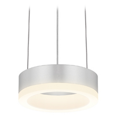Modern LED Mini Pendant with White Acrylic Shade by Sonneman Lighting