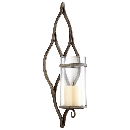 Cordoba Oyster Silver Candle Holder by Cyan Design