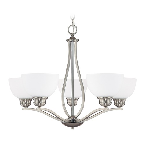 Capital Lighting Stanton 5-Light Chandelier in Brushed Nickel by Capital Lighting 4035BN-212