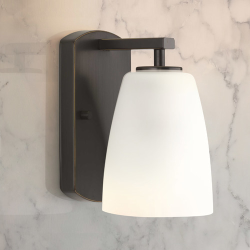 Leap Antique Bronze Sconce by Progress Lighting