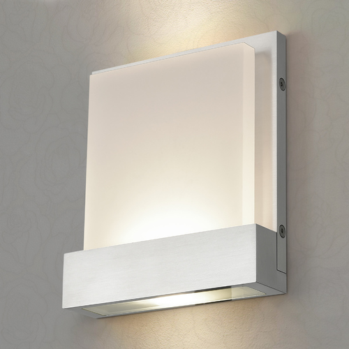 Kuzco Lighting Guide Brushed Nickel LED Sconce by Kuzco Lighting WS33407-BN