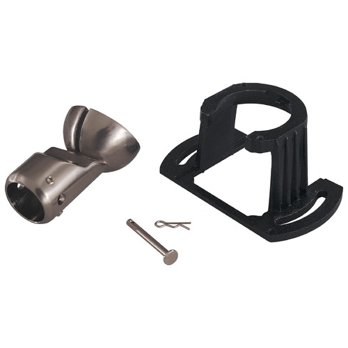 45-Degree Sloped Ceiling Adapter in Burnished Nickel by Minka Aire