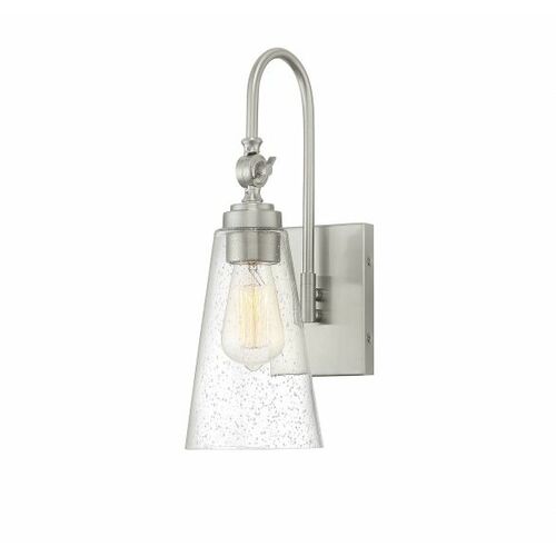 Savoy House York Adjustable Wall Sconce in Satin Nickel by Savoy House 9-108-1-SN