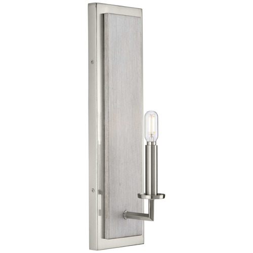 Progress Lighting Progress Lighting 1-Light Brushed Nickel Outdoor Wall Lantern P710109-009