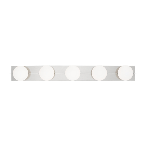 Visual Comfort Modern Collection Visual Comfort Modern Collection Orbel Polished Nickel LED Bathroom Light SLBA124N-L