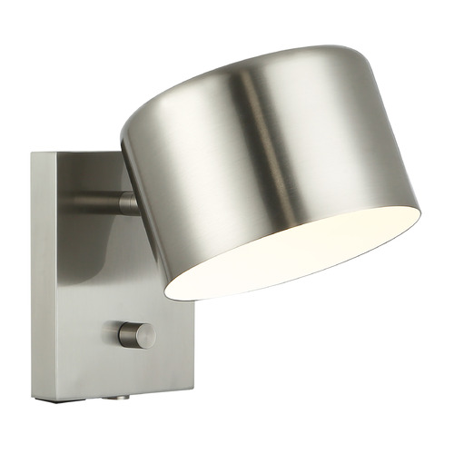 Matteo Lighting Clinton Brushed Nickel LED Sconce