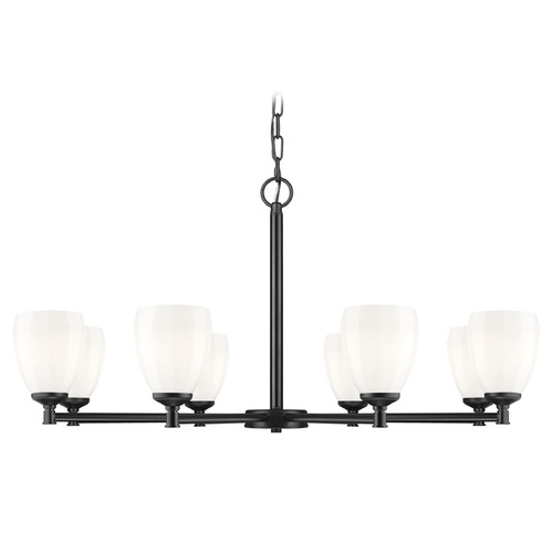 Z-Lite Z-Lite Oren Matte Black Chandelier 7004-8MB