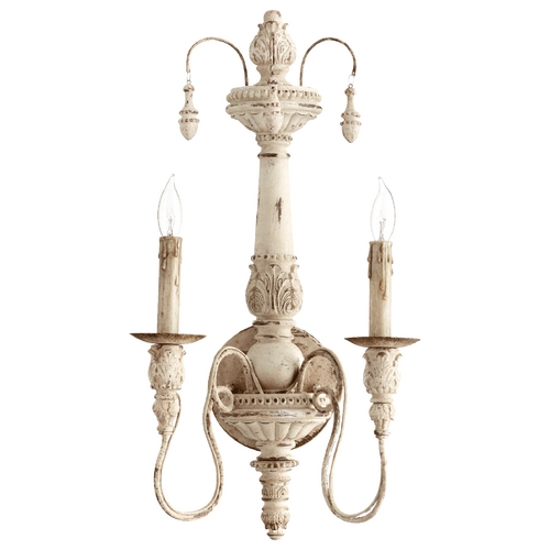 Salento Persian White Sconce by Quorum Lighting