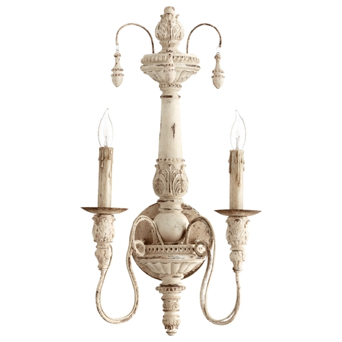 Quorum Lighting Salento Persian White Sconce by Quorum Lighting 5506-2-70