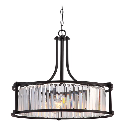 Krys Aged Bronze Pendant by Nuvo Lighting