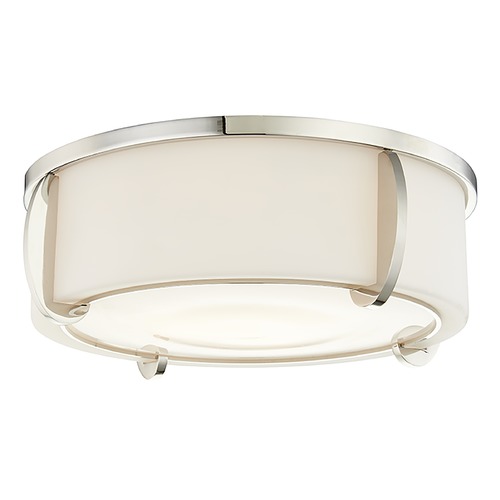 Talon Polished Nickel Flush Mount by Hudson Valley Lighting