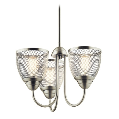 Kichler Lighting Voclain 18-Inch Brushed Nickel Chandelier by Kichler Lighting 52268NI