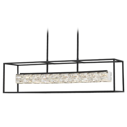 Dazzle Matte Black LED Linear Light by Quoizel Lighting