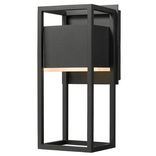 Barwick Black LED Outdoor Wall Light by Z-Lite