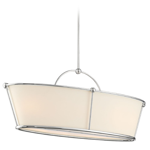 Eurofase Lighting Pulito 38-Inch Island Pendant in Polished Nickel by Eurofase Lighting 39046-027