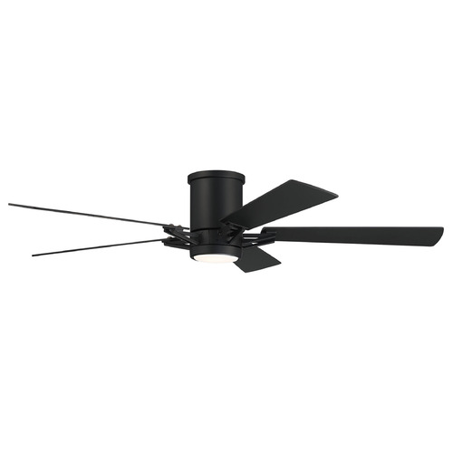 Craftmade Lighting Wyatt Flat Black LED Ceiling Fan by Craftmade Lighting WYT52FB5