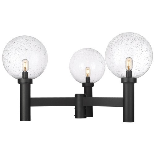 Z-Lite Laurent Black Post Light by Z-Lite 599BP3-BK